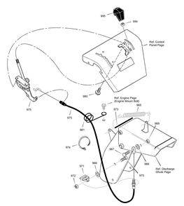 Remote Control Diagram and Parts List for 627804X89D 2002 Briggs and Stratton Snow Blower
